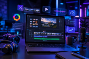 Clipchamp Video Editing Workspace